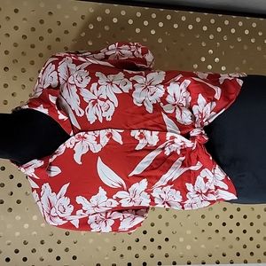 Volcom Hawaiin tie shirt